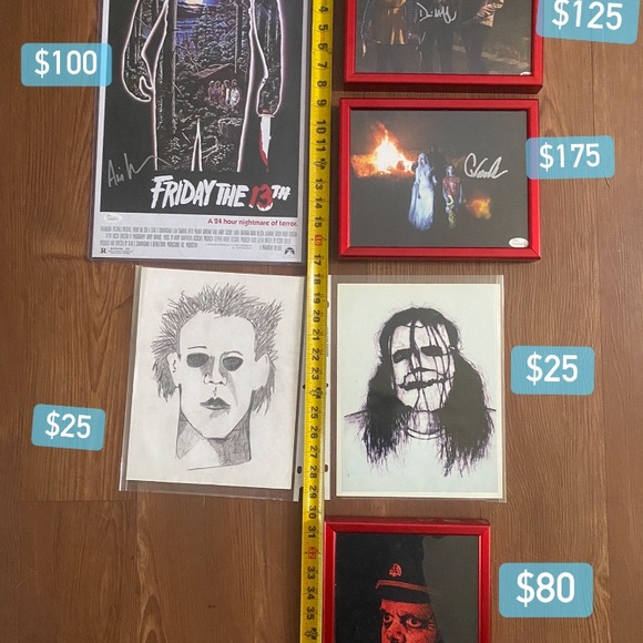 Horror movie signed with COA autographs - Picture 14 of 15